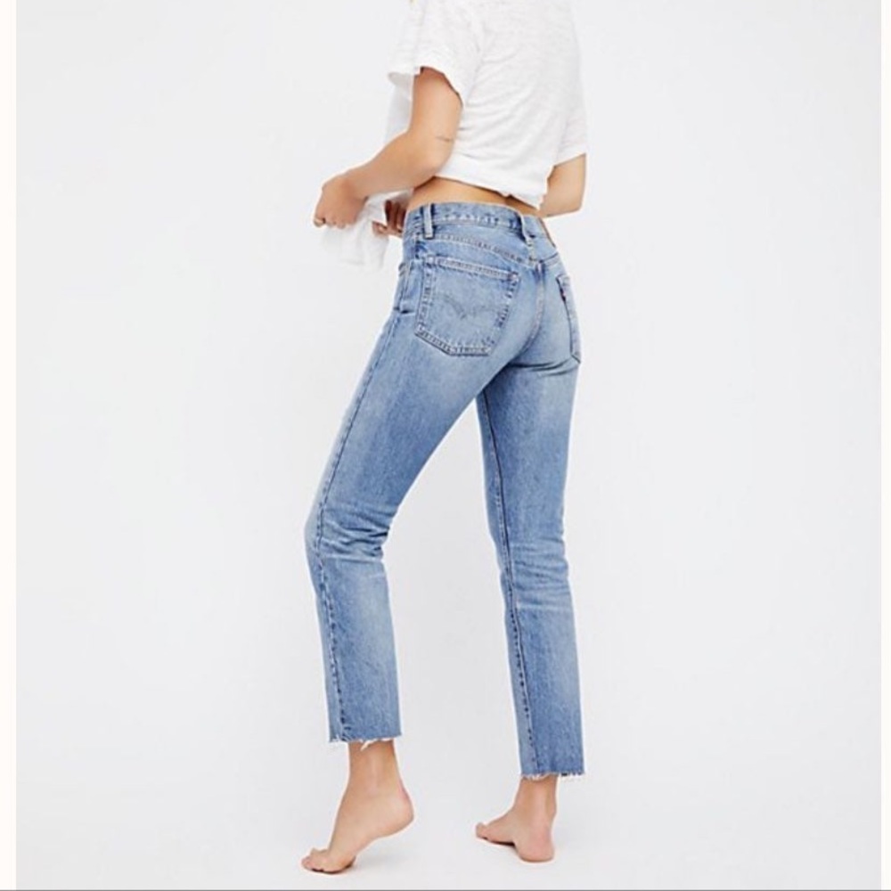 Levi’s Japanese denim midrise straight leg jeans